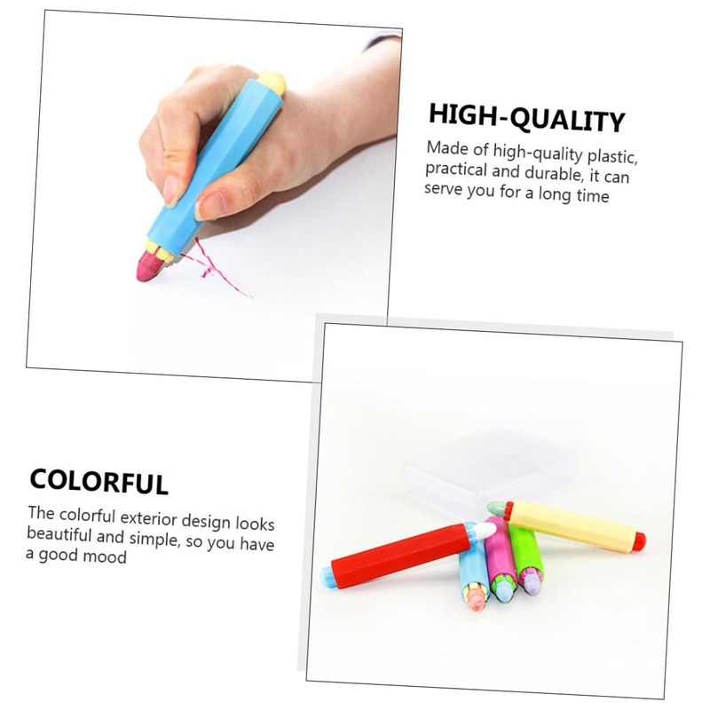 MAGICLULU 2sets Chalk Holder Practical Chalk Cover Clips for Teachers