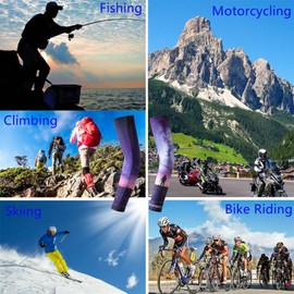 Ligart Cooling Arm Sleeves, Sun UV Protection Sports Compression Sleeves Covering Arm for Men Women Golf, Cycling, Fishing