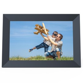 IMPECCA 10.1” Digital Photo Frame HD 1280x800 IPS Touch Screen Wi-Fi Picture Frame, 32GB Storage up-to 50,000 Photos, Auto-Rotate, Slideshow, Share via Frameo APP