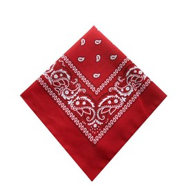 BANDANA Paisley 5% COTTON Head Wrap Square Neck Hair Scarves New Summer Scarf snood Headwrap Face Mask, Neck Ties, and Helmets - Multipurpose Square Scarf