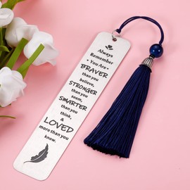 Inspirational Bookmarks Gift for Women Valentine for her Graduation Gifts for Teen Girls Book Lovers Birthday Christmas for Friends Son Daughter Gift Get Well Soon Gifts Bookmarks