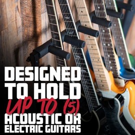 Gator Rok-It RI-GTR-RACK5 Collapsible Folding Guitar Rack for 5 Acoustic or Electric Guitars