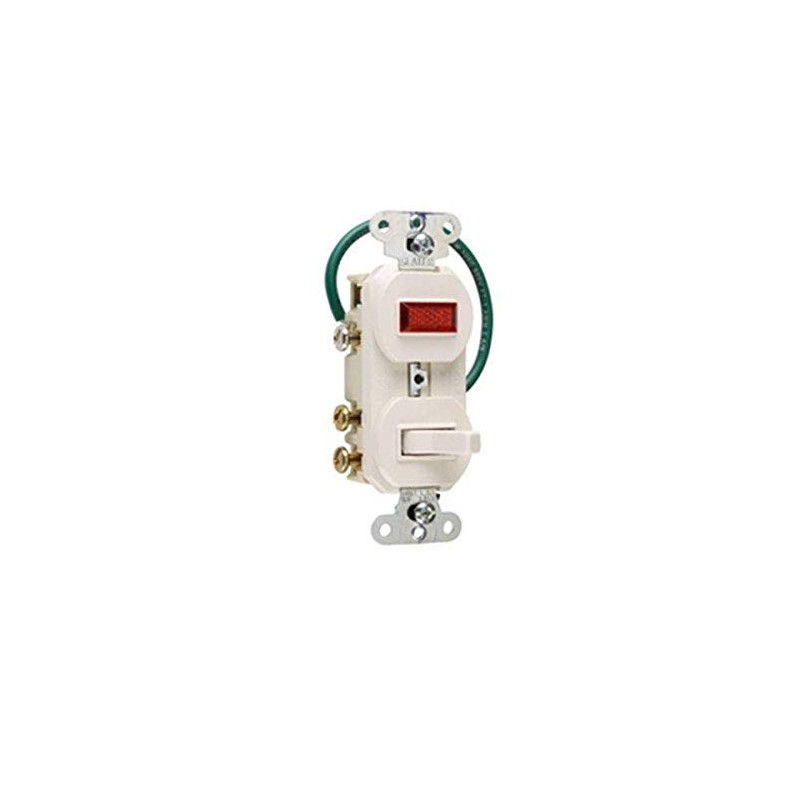 Legrand Pass & Seymour 695WG Combination Switch, One 15 Amp