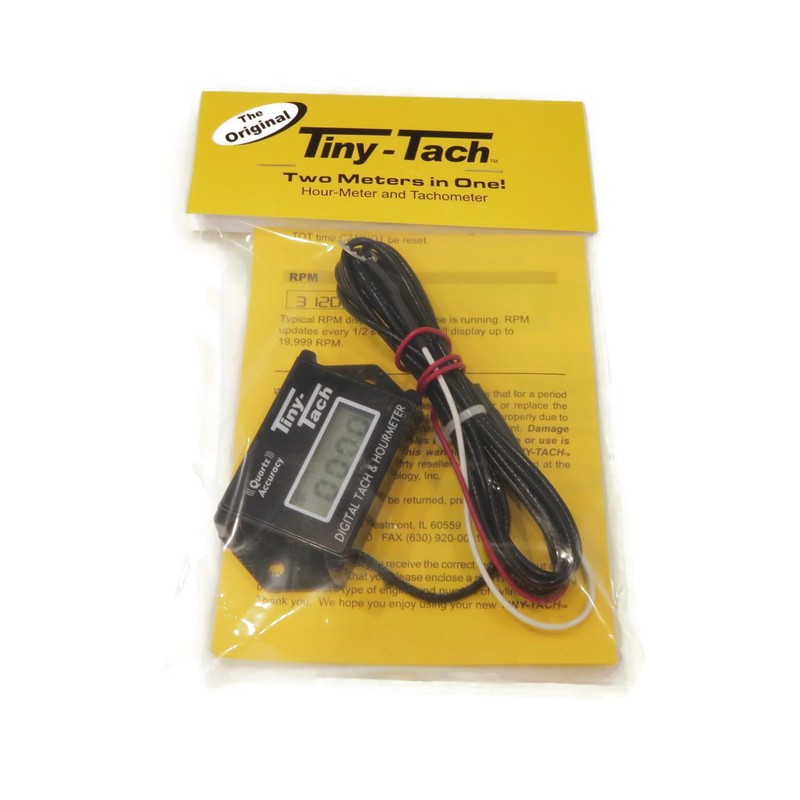 DTI Compatible Tiny Tach TT2B Digital Hour Meter Tachometer w/Bracket