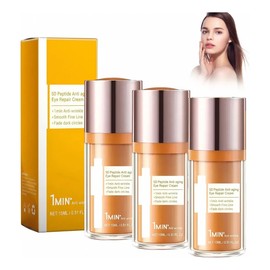 El Packde 3 Unidades De Crema Para Ojos Antiarrugas Con Péptidos 5d Y Gel Antiedad Mejora Eficazmente Las Bolsas Y Ojeras, Reafirma La Pielreduce La