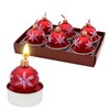 Dekohelden24 Set of 6 Tea Lights Christmas Baubles – Christmas