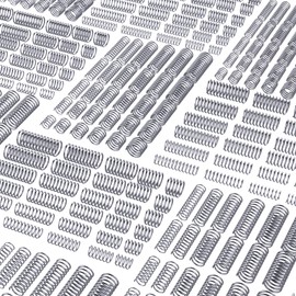 300 Pcs Compression Springs Assortment Kit, Stainless Steel Springs, Spring Assortment for Shop and Home Repairs, 30 Different Sizes with Individual Bags