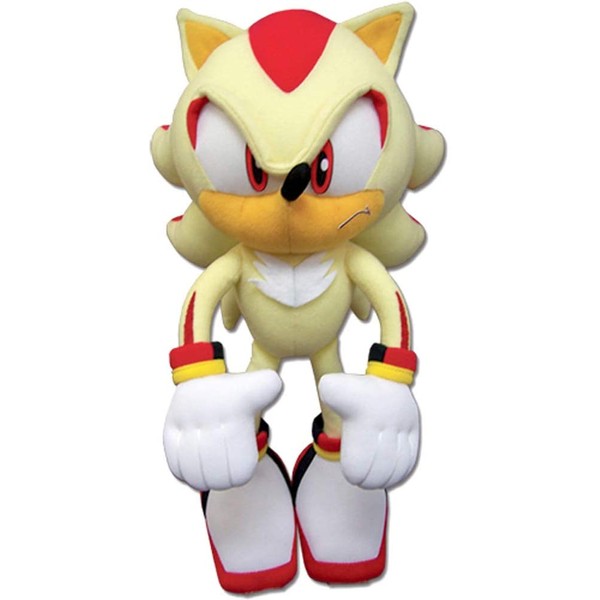 Sonic The Hedgehog Great Eastern GE-52631 Super Shadow Plush, 12", Multicolor, (Model: New_52631)