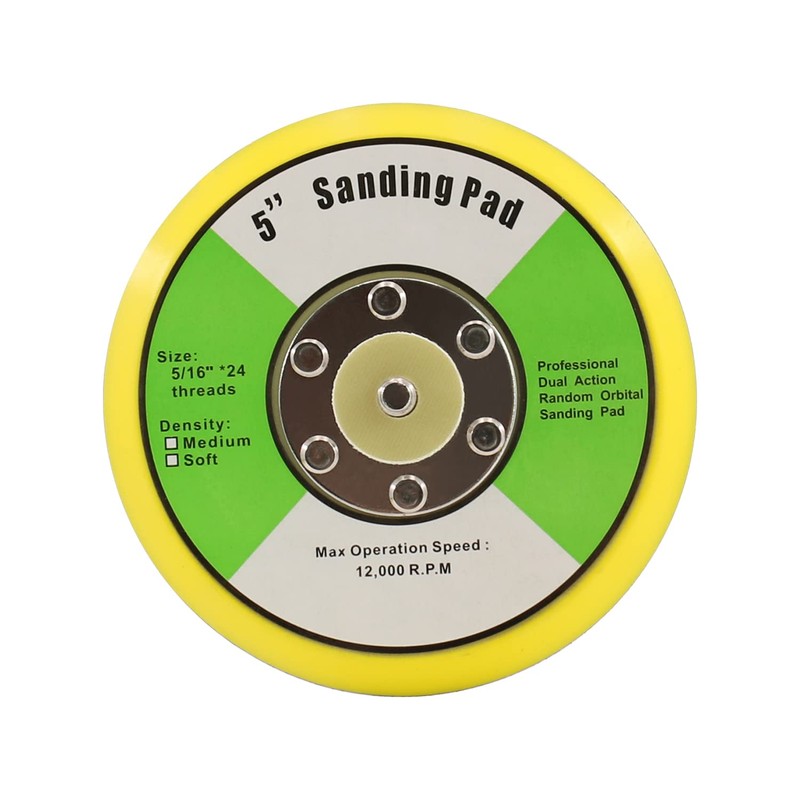 2Pcs 5inch Backing Pad Hook and Loop for Sander Polisher