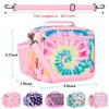 Choco Mocha Tie Dye Lunch Bag for Girls, Kids Insulated