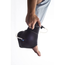 Pad Compresa Gel Frío Con Terapia Presión Aire Para Tobillo