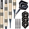 Core Soft Tip Brass Dart - Golden/Black, 17 g
