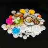 130PCS 0.5 Module Plastic Gear Set Belt Pulley with Rubber