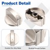 sourcing map 2Pcs Gas Stove Knob, 8mm Universal Cooker Replacement