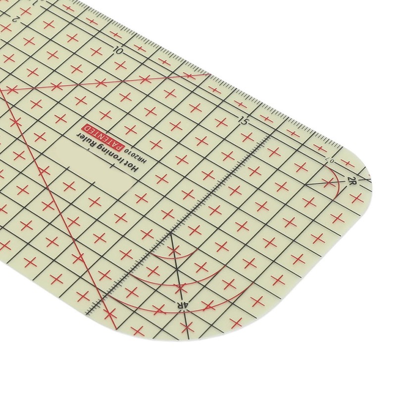 Hot Hem Ruler Professional Heat Resistance Flexible Slip Resistance Sewing