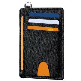 Mayski Slim Minimalist Wallet, Front Pocket Wallets, RFID Blocking, Credit Card Holder for Men & Women(Cross Black)