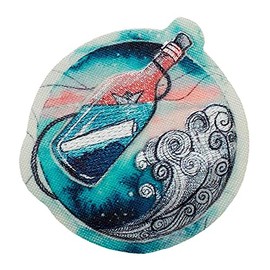 Mono Quick Recycled Patch Iron-On Appliqué Made from Recycled PET Bottles - Think Green (14126 - Message in Bottles)