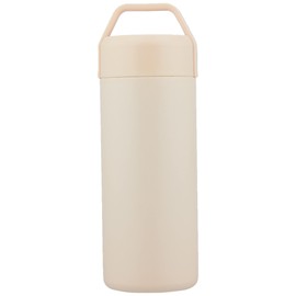 Ippinsha Stainless Steel Bottle, 16.9 fl oz (500 ml), Beige, STOS Stainless Steel Bottle