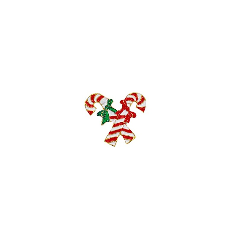 5pcs Candy Cane Pair Christmas Embellishments for Christmas Crafts and