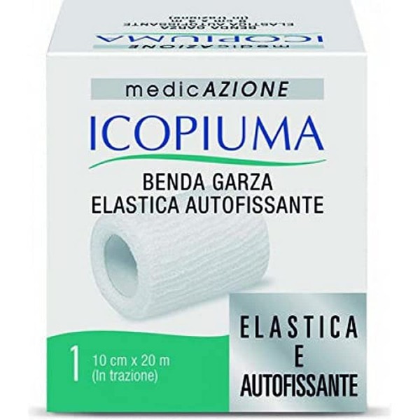 Icopiuma Garza elastische Binden 10cm x Anzugs 20m Selbst