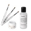 UV Gel 1-Phasengel klar 5ml inkl. 3 tlg. Pinselset und Cleaner 100ml