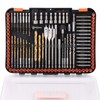 HORUSDY Impact Drill Bit Set, 112-Pieces 1/4" Hex Shank Impact