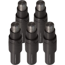 Ultimate Support QR-5 - Five QuickRelease Adapters for Mic Stands and Microphone Clips & Carrying Case Bundle