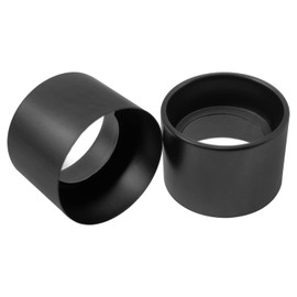 XZW 4PCS Socket Rings for Lamps Metal Lamp Shade Ring E26/E27 Sleeve Ring Lamp Base Thread Diameter 1-1/2 Inch for Medium Sized Base Ceramic Lamp Holders Black