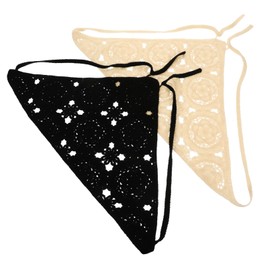 FRCOLOR 2Pcs Women Bandana Headband Hair Scarf Stylish Knitted Hair Accessories Comfortable and Versatile for Everyday Wear and Fashionable Looks