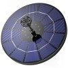 AISITIN 3.5W Solar Fountain Pump 1500mAh Battery Solar Bird Bath
