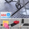 Duzzy 67 Inch Collapsible Shower Water Dam, Shower Threshold Water
