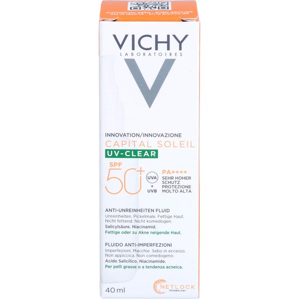 Nicht vorhanden Vichy Cap Sol Uv Clear 50+, 40 ml FLU