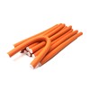 1/2” Diameter 9.5" Length Twist-flex Hair Roller Curling Rods –