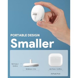 Roleader Cargador Inductivo Tipo C Compatible con Cepillos Eléctricos Braun IO3/4/5/6, Pro 1/3/600/3000, D100, Cargador Portátil para Viajes Reemplazo de 3757, Blanco