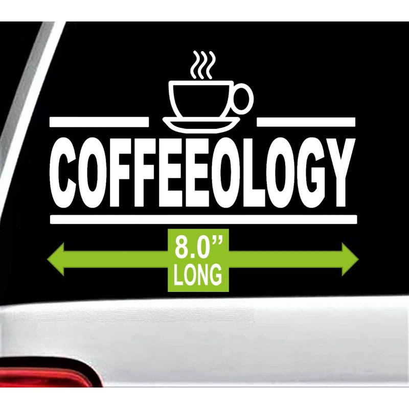 Bluegrass Decals Coffeeology Coffee Cup Decal Kitchen Brew Station Cafe
