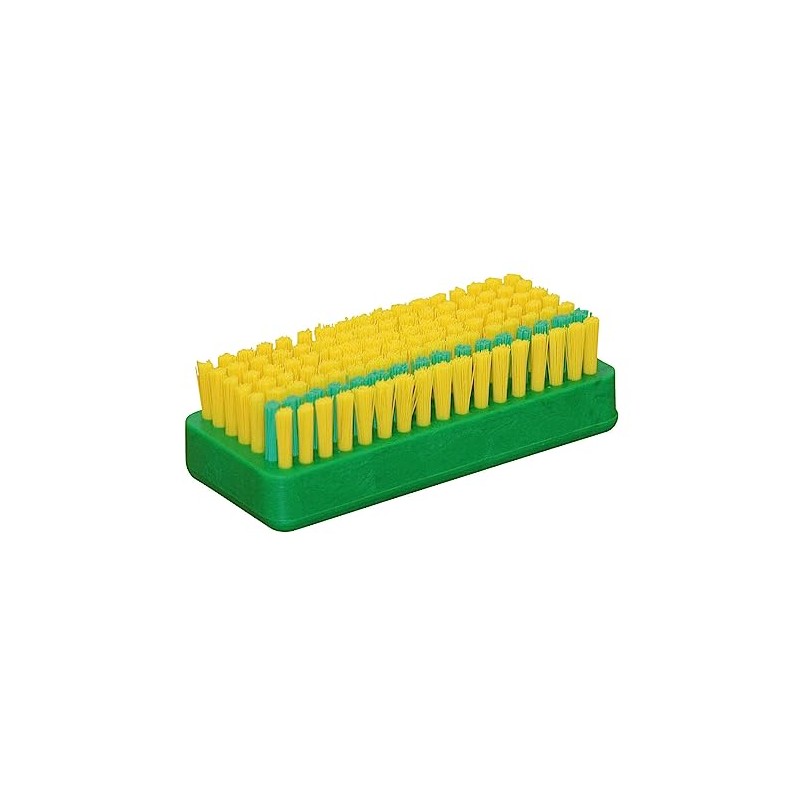 Kerbl Craftsman Brush with Strong Nail Row - Yellow/Green