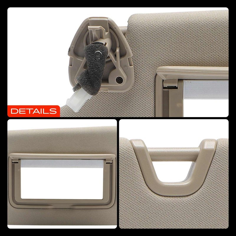 A-Premium Driver Left Side Sun Visor Compatible with Nissan Altima