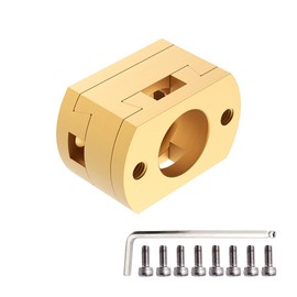 Elves Ender 3 Oldham Coupling Coupler for Upgrade Ender 3 Pro V2 CR-10 CR-10S Pro 3D S4 S5 Printer Z Axis T8 Lead Screw Hotbed Advoid Radial Misalignment