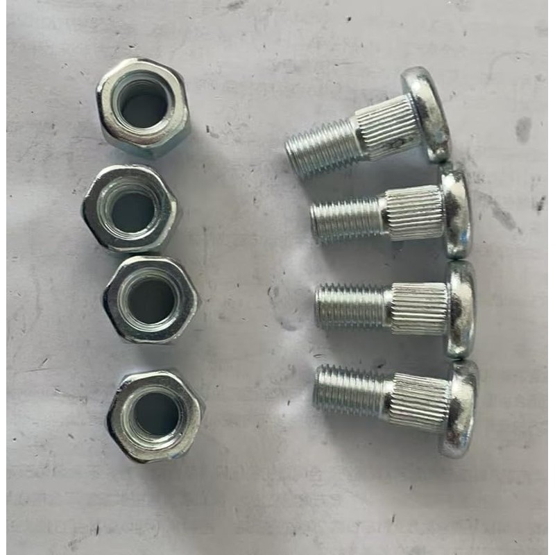 SHULIY Front Rear Wheel Studs # 0402-974 & Lug Nuts