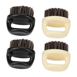 4pcs Knuckle Brush Beard for Men Styling Mustache Knuckle Brush Soft Bristles Sweep Beard Male Barber Brush Barber Brushes Barber Brush Neck Duster