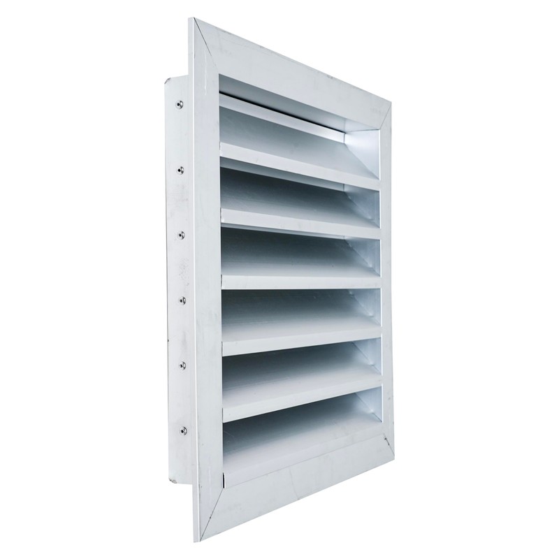 Fits 12x12 Wall Opening Anodized Aluminum Exterior Wall Vent by