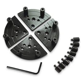 Holzstar 5931055 Face Plate for Four-Jaw Chuck Professional Set (Mounting Clamping Range Outside: 73 mm - 140 mm, Inner: 53 mm - 96 mm)