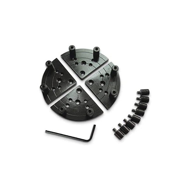Holzstar 5931055 Face Plate for Four-Jaw Chuck Professional Set (Mounting