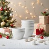 Sweese Set of 6 Porcelain Bouillon Cups, White High-Grade Durable