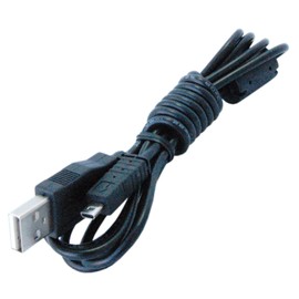 HQRP USB Image Transfer/Battery Charging Cable Compatible with Sony Cyber-Shot DSC-TF1 DSC-W710 DSC-W730 DSC-W800 DSC-W810 DSC-W830 Digital Camera Cord
