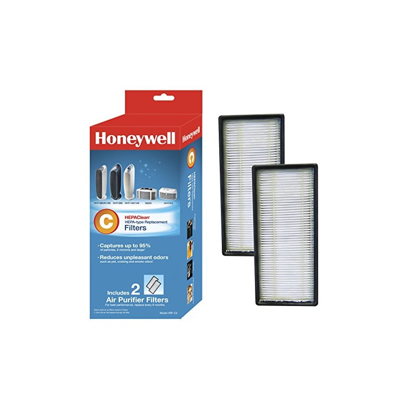 Honeywell HEPAClean Air Purifier Replacement Filter 2 Pack, HRF-C2/Filter (C)