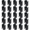50 Pack Wire Shelf Clips Shelving Sleeves - 25 Pairs