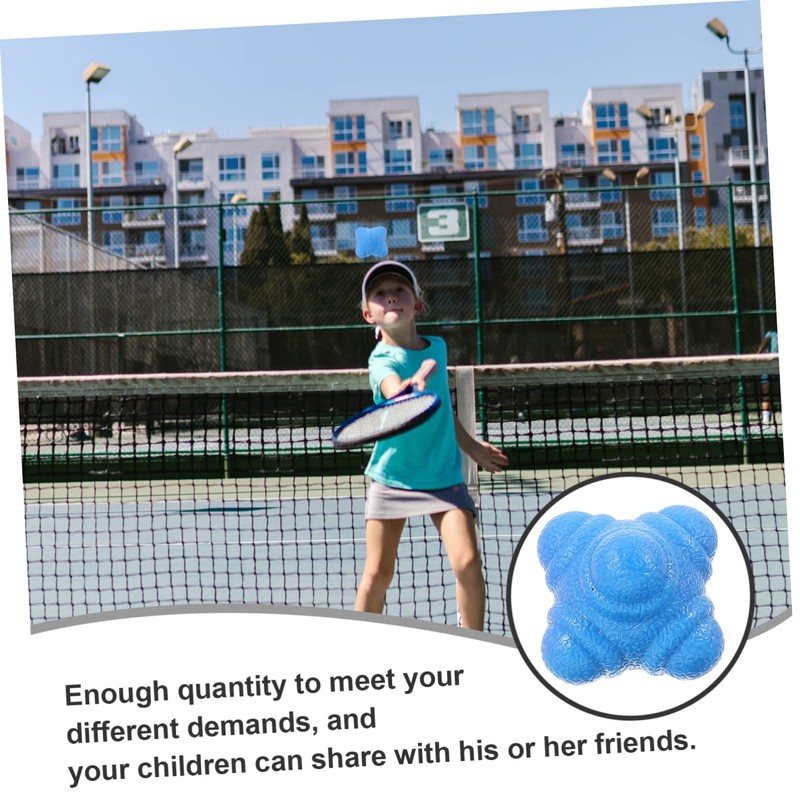 GRIRIW 6pcs Hexagonal Reaction Balls Durable Agility Balls for Speed