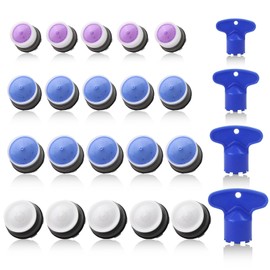 BREANIFULL 24 Pack Tap Faucet Aerator Kitchen Tap Aerator Tap Aerator M16.2/M18.2/M21.2/M23.5 Faucet Filter Water Saver Faucet Strainer Insert Plastic Strainer Insert for Bathroom and Kitchen（Blue）