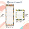 Magnetic Notepads for Refrigerator, 4-Pack Grocery List Magnet Pad for